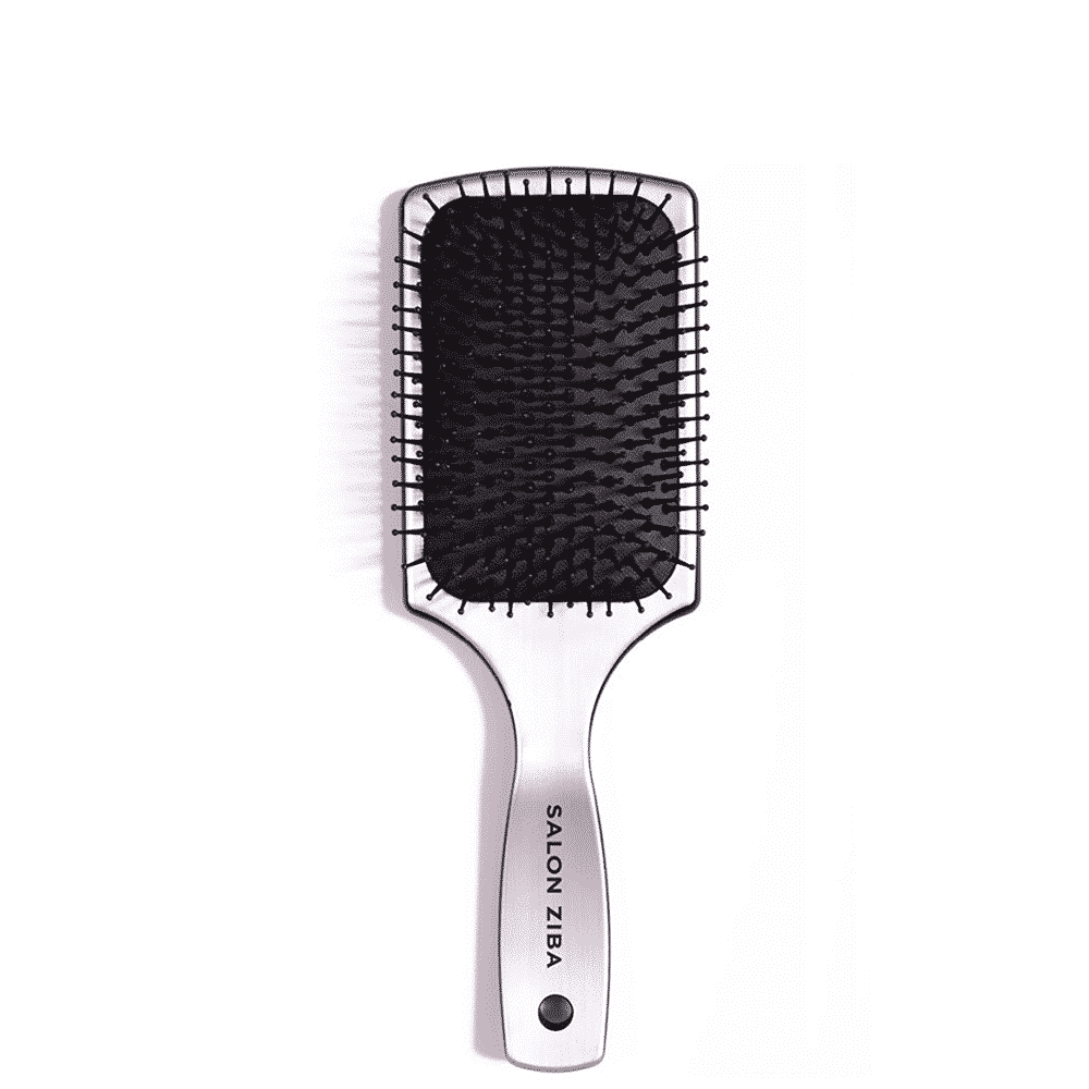 Silver Paddle Brush - Salon Ziba