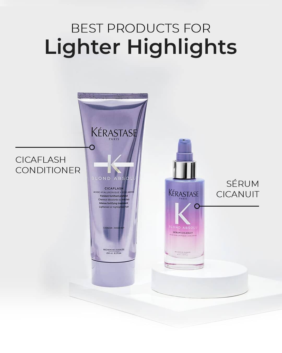 Kerastase's Blond Absolu product for Lighter highlights hair