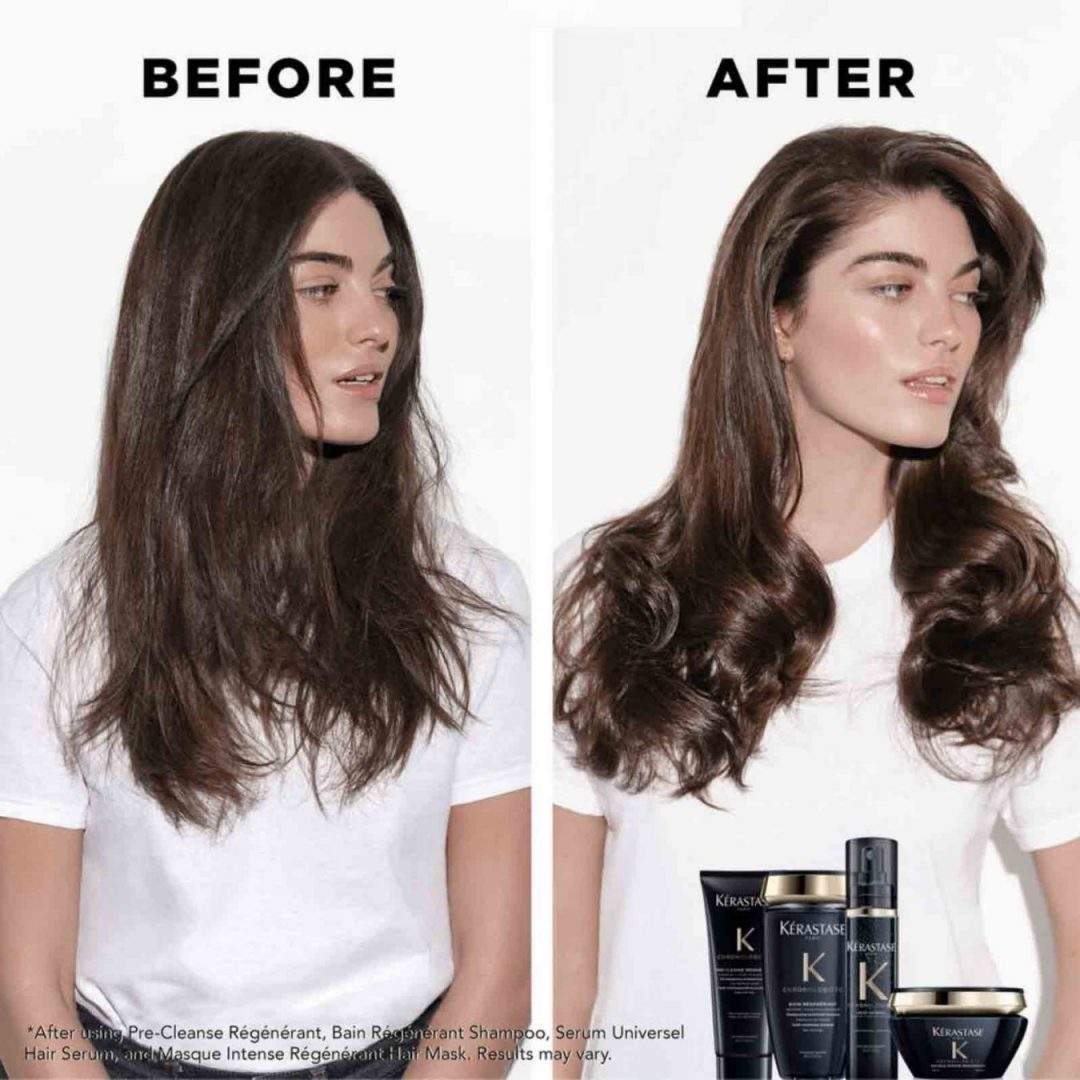 Serum Universel Hair Serum before and after