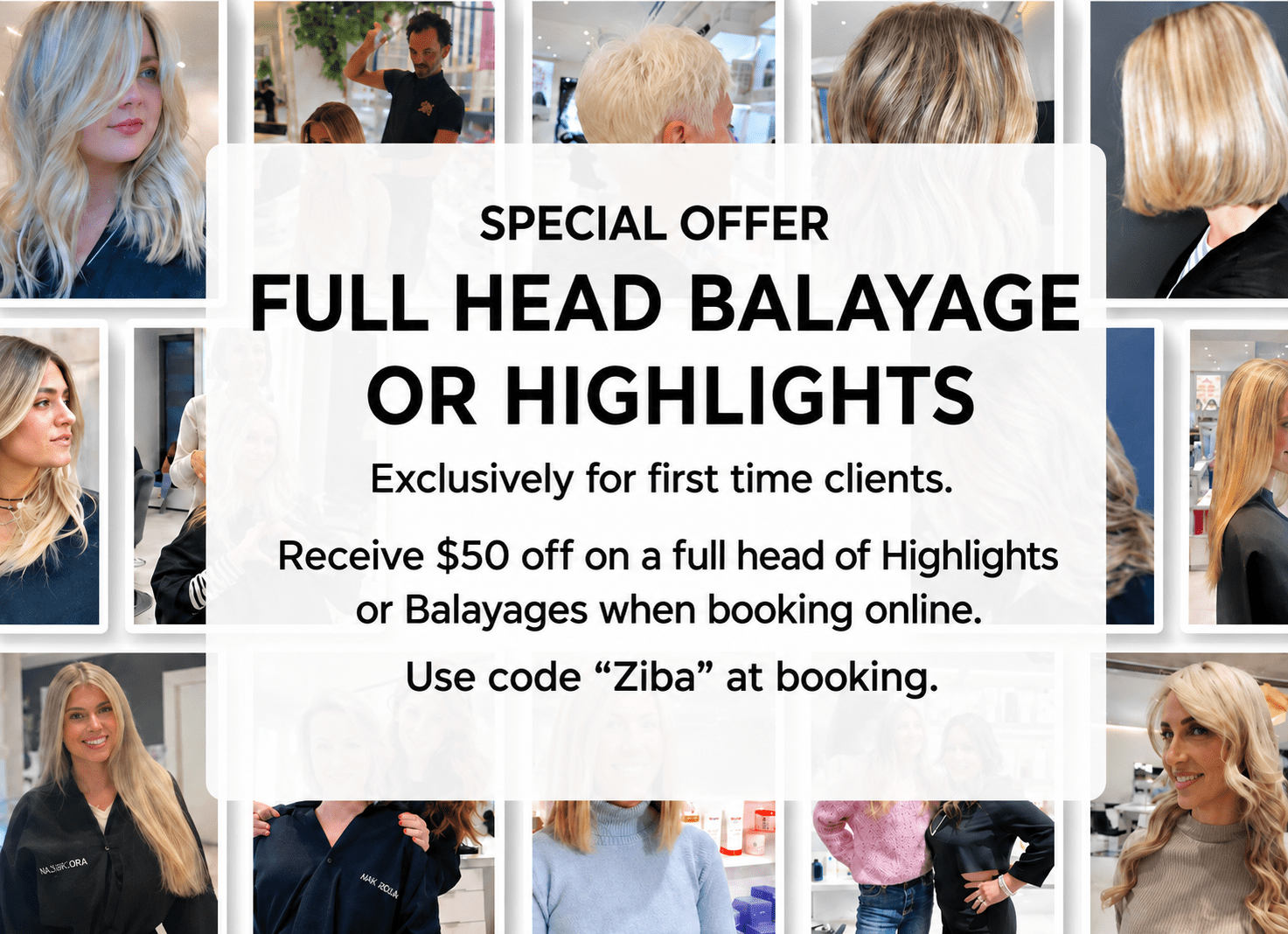Special Offers, Salon Ziba