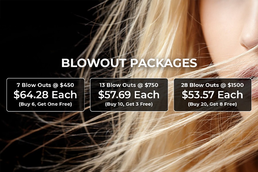 Blowout Packages at Salon Ziba: Save More on Effortless Styling